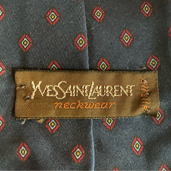 Yves Saint Laurent YSL 100% Silk Tie - Picture 5 of 6